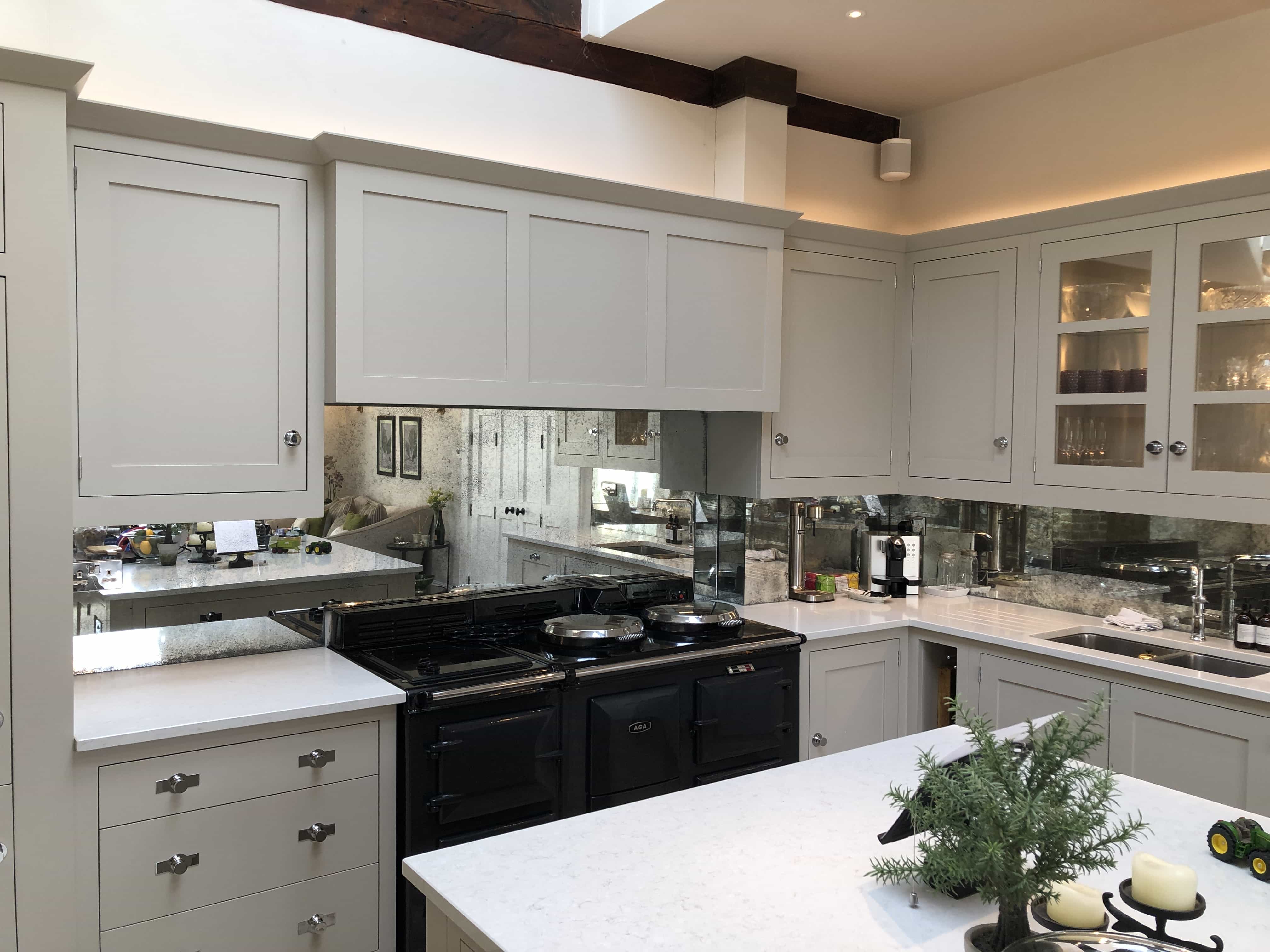 Antique Mirror Splashbacks for Kitchens and Bathrooms Saligo Design